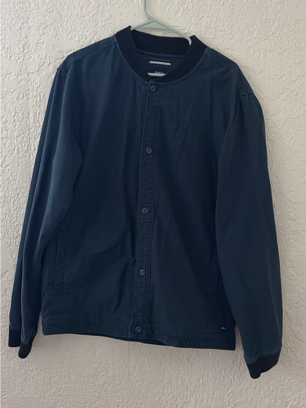 Men's Navy Bomber Jacket - RVCA large